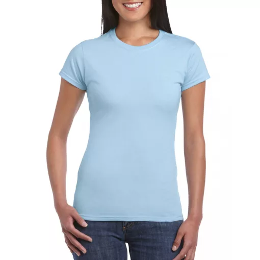 Női póló Gildan GIL64000 Softstyle -2XL, Light Blue