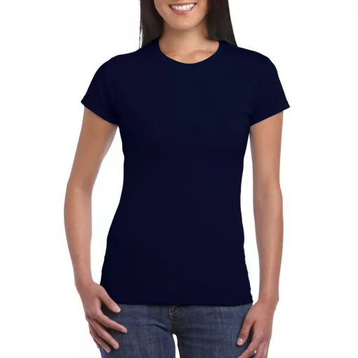 Női póló Gildan GIL64000 Softstyle -S, Navy