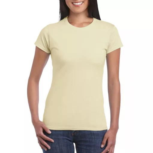 Női póló Gildan GIL64000 Softstyle -XL, Sand