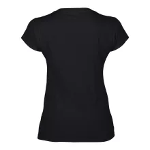 Női póló Gildan GIL64V00 Softstyle v-nyakú póló -XL, Black