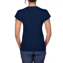 Női póló Gildan GIL64V00 Softstyle v-nyakú póló -XL, Navy