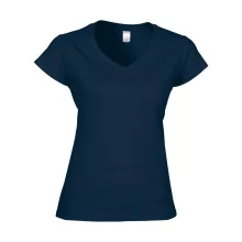 Női póló Gildan GIL64V00 Softstyle v-nyakú póló -XL, Navy