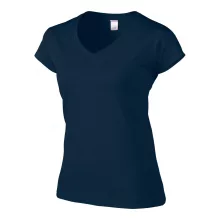 Női póló Gildan GIL64V00 Softstyle v-nyakú póló -XL, Navy