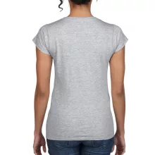Női póló Gildan GIL64V00 Softstyle v-nyakú póló -2XL, RS Sport Grey