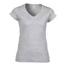 Női póló Gildan GIL64V00 Softstyle v-nyakú póló -S, RS Sport Grey