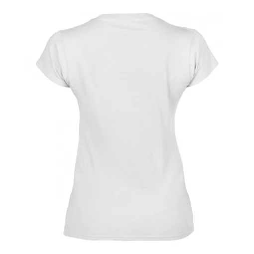 Női póló Gildan GIL64V00 Softstyle v-nyakú póló -2XL, White