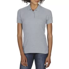 Női galléros póló Gildan GIL75800 Dryblend Ladies Double piqué polo -S, RS Sport Grey