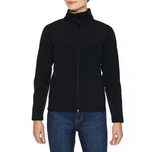 Női kabát Gildan GILSS800 Hammer Ladies Softshell Jacket -L, Black
