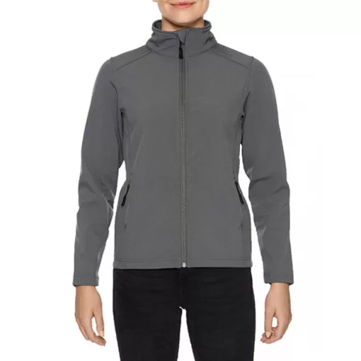 Női kabát Gildan GILSS800 Hammer Ladies Softshell Jacket -L, Charcoal