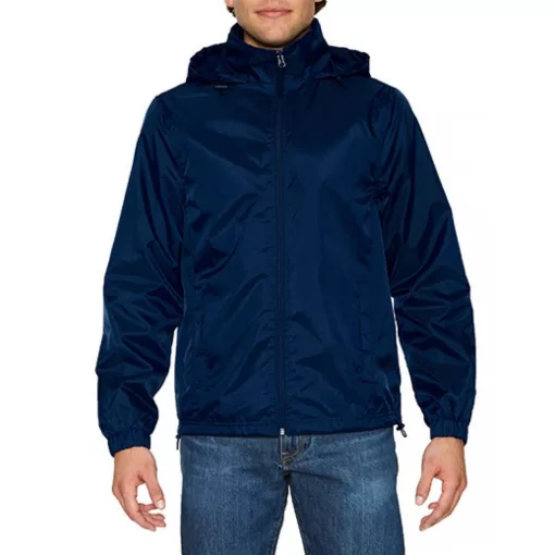 Uniszex széldzseki Gildan GIWR800 Hammer Windwear Jacket -XL, Navy