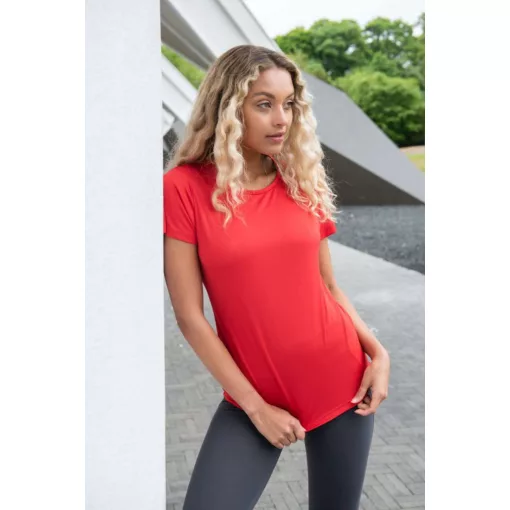Női Just Cool JC005 Women S Cool T -2XL, Fire Red