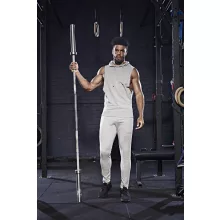 Férfi kapucnis pulóver Just Cool JC053 Urban Sleeveess Muscle Hoodie -2XL, Sports Grey