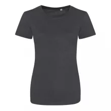Női póló Just Ts JT001F Tri-Blend póló -L, Heather Charcoal