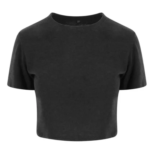 Női póló Just Ts JT006 Tri-Blend Rövid Fazonú póló -XS, Heather Black