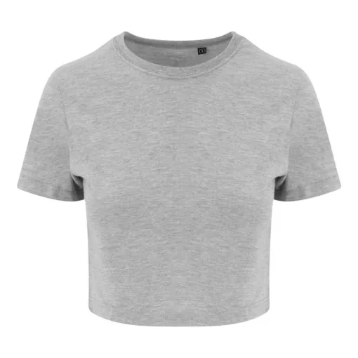 Női póló Just Ts JT006 Tri-Blend Rövid Fazonú póló -XL, Heather Grey