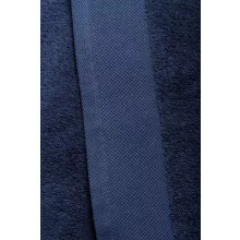 Uniszex törölköző Kariban KA101 Organic Bath Towel -Egy méret, Navy