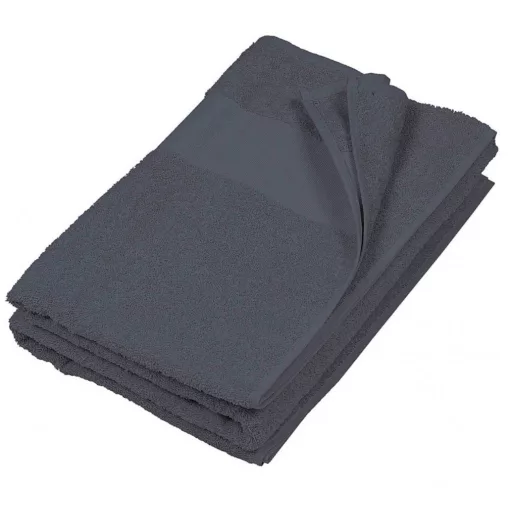 Uniszex törölköző Kariban KA111 Beach Towel -100X150, Dark Grey