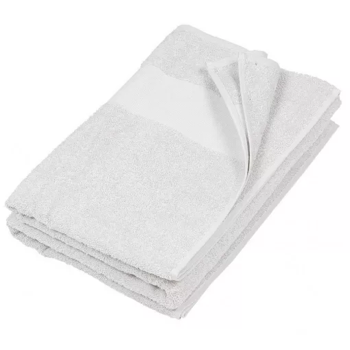 Uniszex törölköző Kariban KA111 Beach Towel -100X150, White