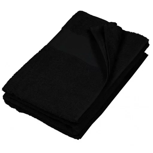 Uniszex törölköző Kariban KA112 Hand Towel -50X100, Black