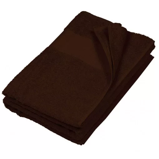 Uniszex törölköző Kariban KA112 Hand Towel -50X100, Chocolate