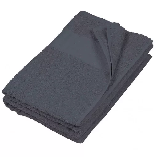 Uniszex törölköző Kariban KA112 Hand Towel -50X100, Dark Grey