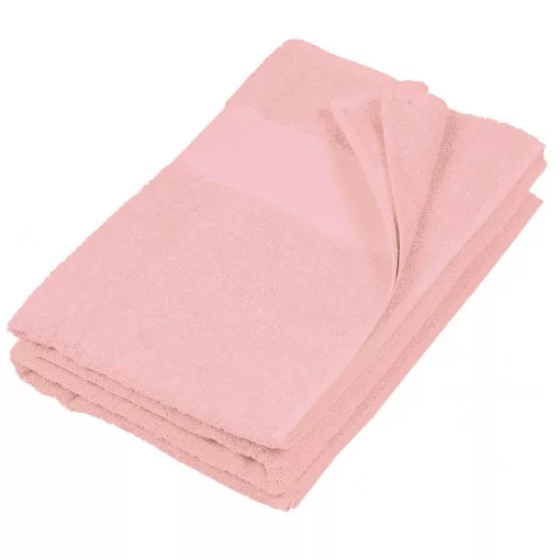 Uniszex törölköző Kariban KA112 Hand Towel -50X100, Pale Pink