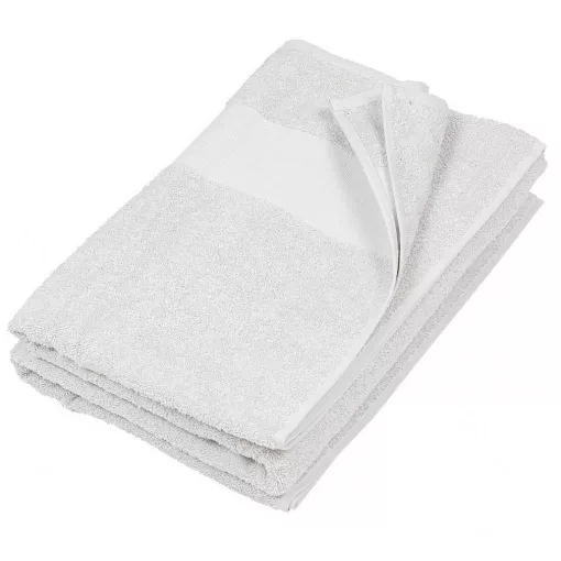 Uniszex törölköző Kariban KA112 Hand Towel -50X100, White