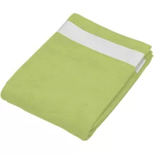 Uniszex törölköző Kariban KA118 Beach Towel -100X160, Lime/White