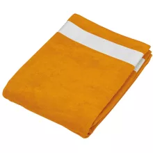 Uniszex törölköző Kariban KA118 Beach Towel -100X160, Orange/White