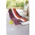   Uniszex törölköző Kariban KA121 Striped Beach Towel -90X180, Grey/Red/White/Navy