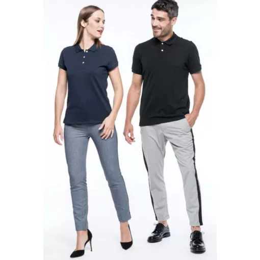 Női galléros póló Kariban KA2001 Ladies Supima Short Sleeve polo Shirt -XS, White