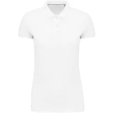 Női galléros póló Kariban KA2001 Ladies Supima Short Sleeve polo Shirt -XS, White