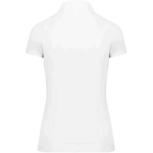 Női galléros póló Kariban KA2001 Ladies Supima Short Sleeve polo Shirt -XS, White