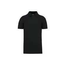 Férfi póló Kariban KA2025 Men S Organic 180 piqué polo Shirt -L, Black