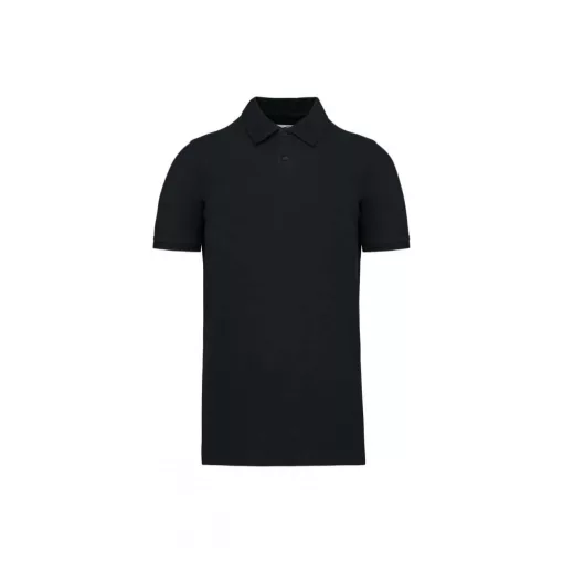 Férfi póló Kariban KA2025 Men S Organic 180 piqué polo Shirt -XL, Black