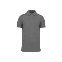 Férfi póló Kariban KA2025 Men S Organic 180 piqué polo Shirt -3XL, Grey Heather