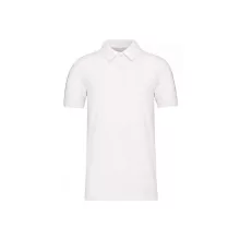 Férfi póló Kariban KA2025 Men S Organic 180 piqué polo Shirt -L, White