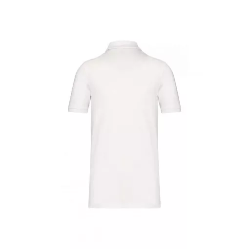 Férfi póló Kariban KA2025 Men S Organic 180 piqué polo Shirt -L, White