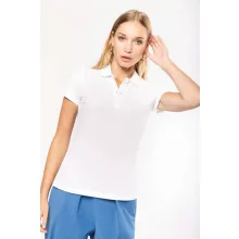 Női galléros póló Kariban KA2026 Ladies Organic 180 piqué polo Shirt -M, Black
