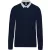   Férfi galléros póló Kariban KA213 Rugby polo Shirt -M, Navy/White