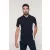 Férfi galléros póló Kariban KA232 Flag - Short-Sleeved Two-Tone polo Shirt -S, Black/O