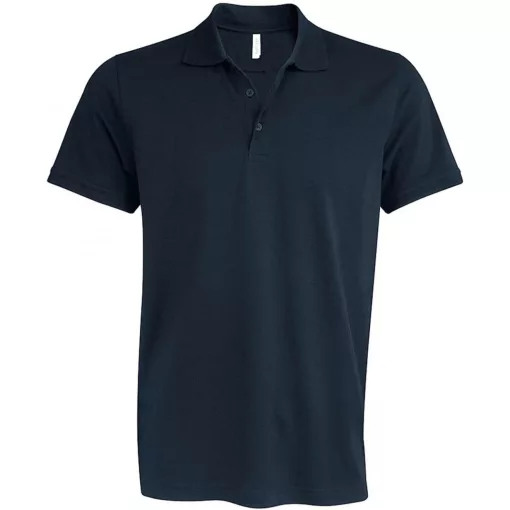 Férfi galléros póló Kariban KA239 Mike - Men S Short-Sleeved polo Shirt -S, Dark Grey