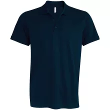 Férfi galléros póló Kariban KA239 Mike - Men S Short-Sleeved polo Shirt -S, Navy