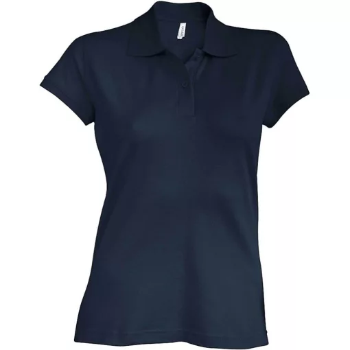 Női galléros póló Kariban KA240 Brooke - Ladies Short-Sleeved polo Shirt -M, Dark Grey