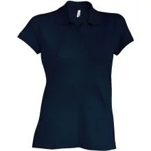 Női galléros póló Kariban KA240 Brooke - Ladies Short-Sleeved polo Shirt -M, Navy