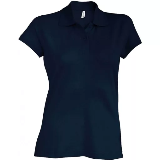 Női galléros póló Kariban KA240 Brooke - Ladies Short-Sleeved polo Shirt -XL, Navy