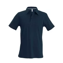 Férfi galléros póló Kariban KA241 Men S Short-Sleeved polo Shirt -3XL, Dark Grey