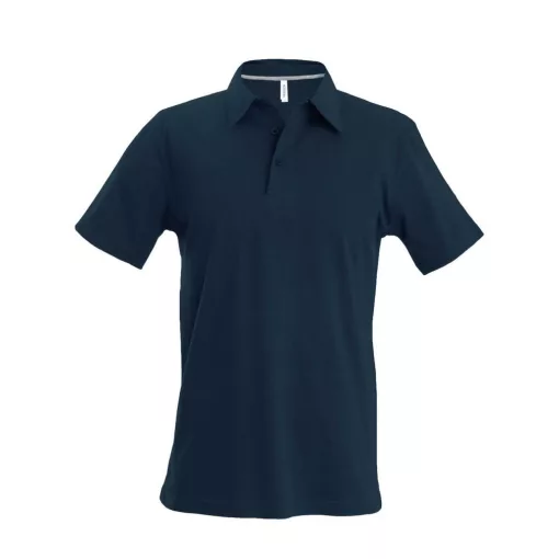 Férfi galléros póló Kariban KA241 Men S Short-Sleeved polo Shirt -4XL, Dark Grey