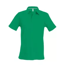 Férfi galléros póló Kariban KA241 Men S Short-Sleeved polo Shirt -2XL, Kelly Green