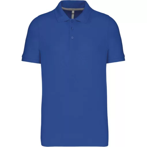 Férfi galléros póló Kariban KA241 Men S Short-Sleeved polo Shirt -M, Light Royal Blue